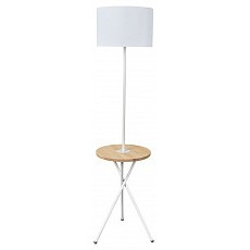 Стол журнальный с торшером arte lamp combo a2070pn-1wh